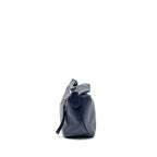 LOEWE SMALL PUZZLE BAG CALFSKIN NAVY SHW