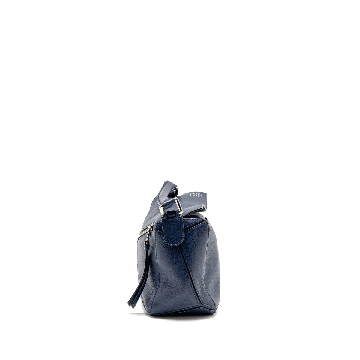 LOEWE SMALL PUZZLE BAG CALFSKIN NAVY SHW