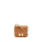 Hermes Mini Constance Epsom Gold GHW