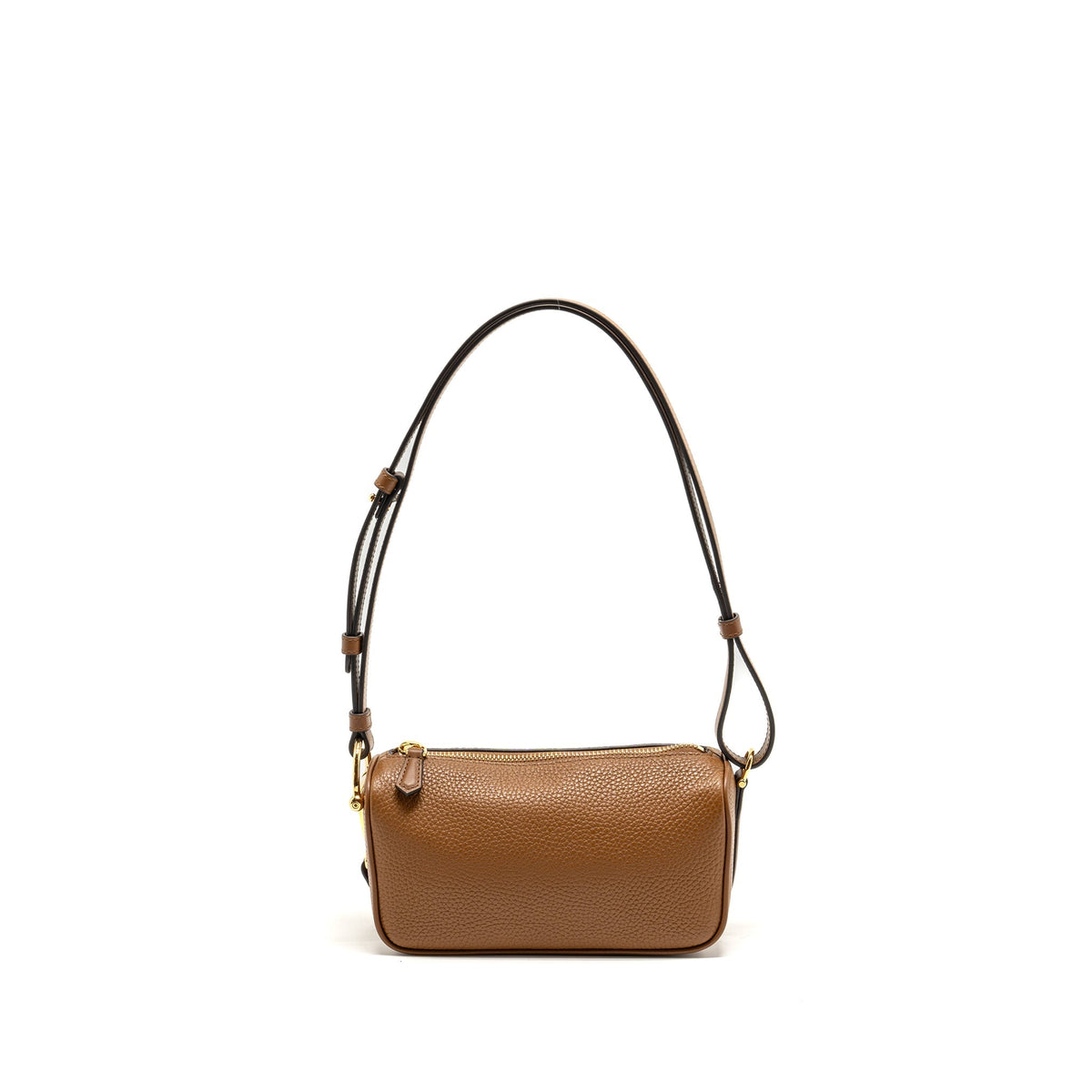 GUCCI HALF HORSEBIT MINI BAG CALFSKIN BROWN GHW