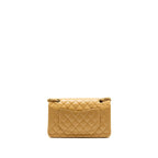 CHANEL MEDIUM CLASSIC DOUBLE FLAP BAG LAMBSKIN BEIGE GHW