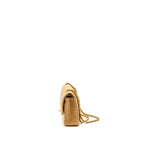 CHANEL MEDIUM CLASSIC DOUBLE FLAP BAG LAMBSKIN BEIGE GHW