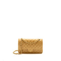 CHANEL MEDIUM CLASSIC DOUBLE FLAP BAG LAMBSKIN BEIGE GHW