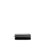 CHANEL CLASSIC WALLET ON CHAIN CAVIAR BLACK GHW (MICROCHIP)