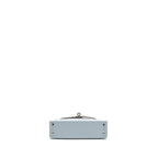 HERMES MINI KELLY EPSOM BLEU BRUME/VERT JADE/GOLD SHW