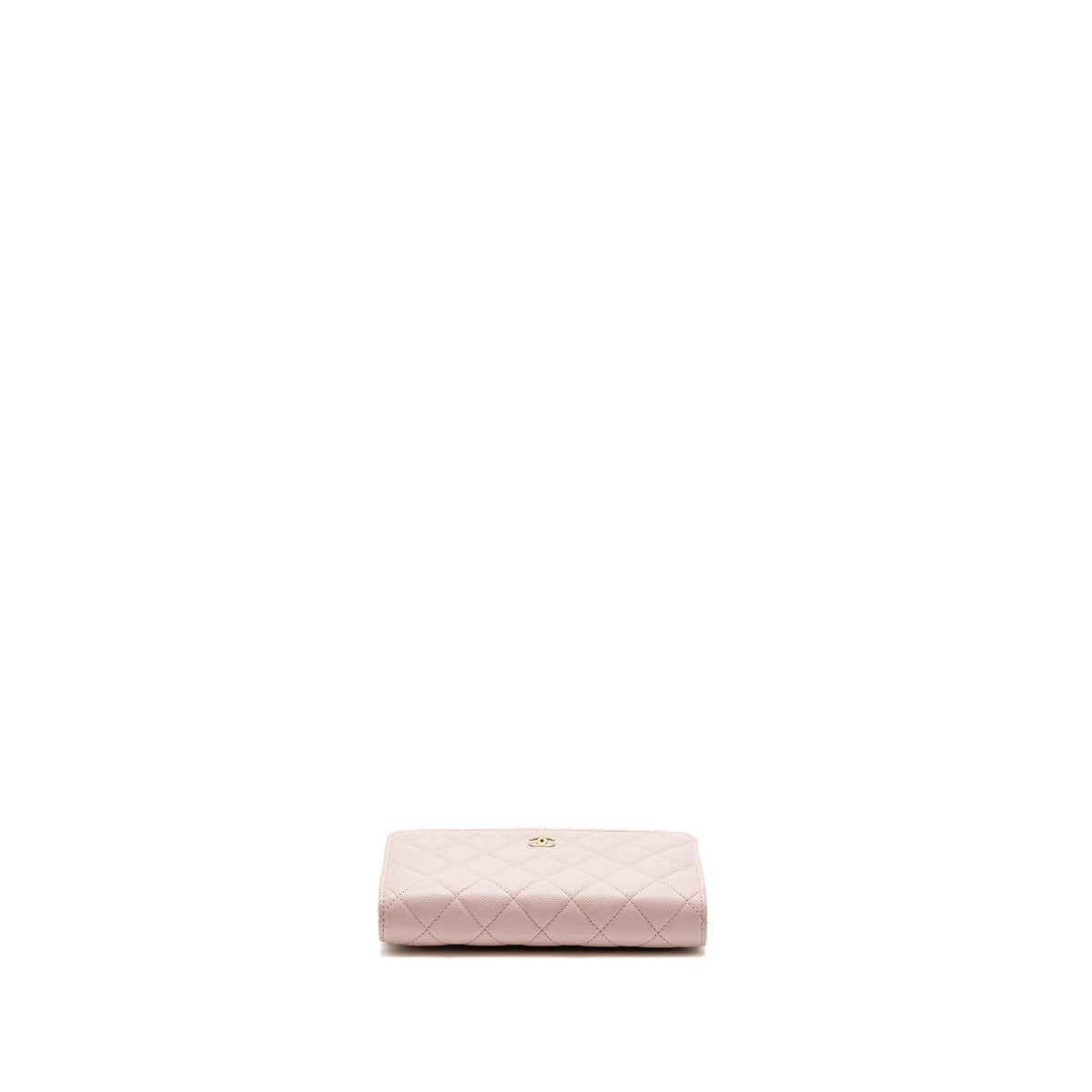 CHANEL CLASSIC WALLET ON CHAIN CAVIAR LIGHT PINK LGHW