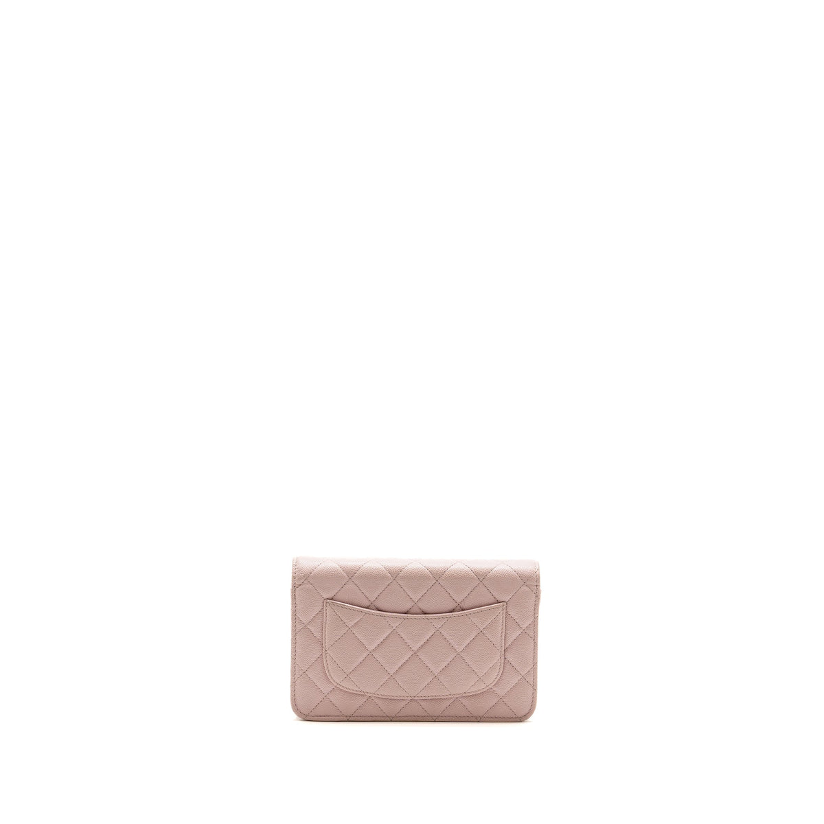 CHANEL CLASSIC WALLET ON CHAIN CAVIAR LIGHT PINK LGHW