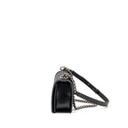 CHANEL MEDIUM BOY BAG CAVIAR BLACK RUTHENIUM HARDWARE