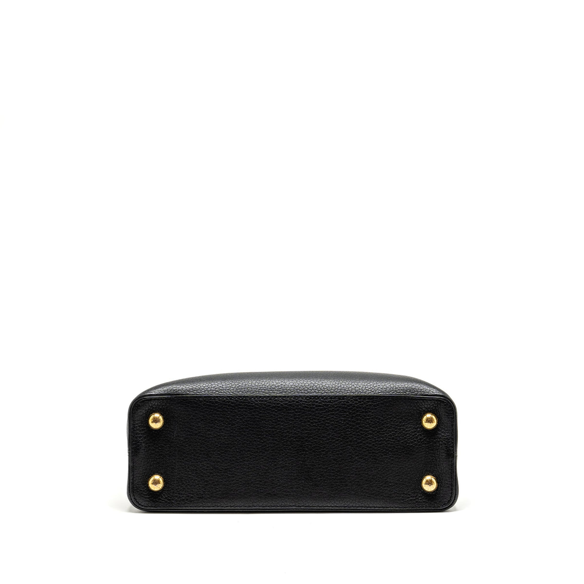 LOUIS VUITTON CAPUCINES MM CALFSKIN BLACK GHW