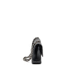CHANEL MEDIUM CLASSIC DOUBLE FLAP BAG CAVIAR BLACK SHW