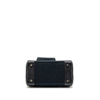 HERMES BIRKIN 25 CARGO TOILE GOELAND/SWIFT BLACK SHW
