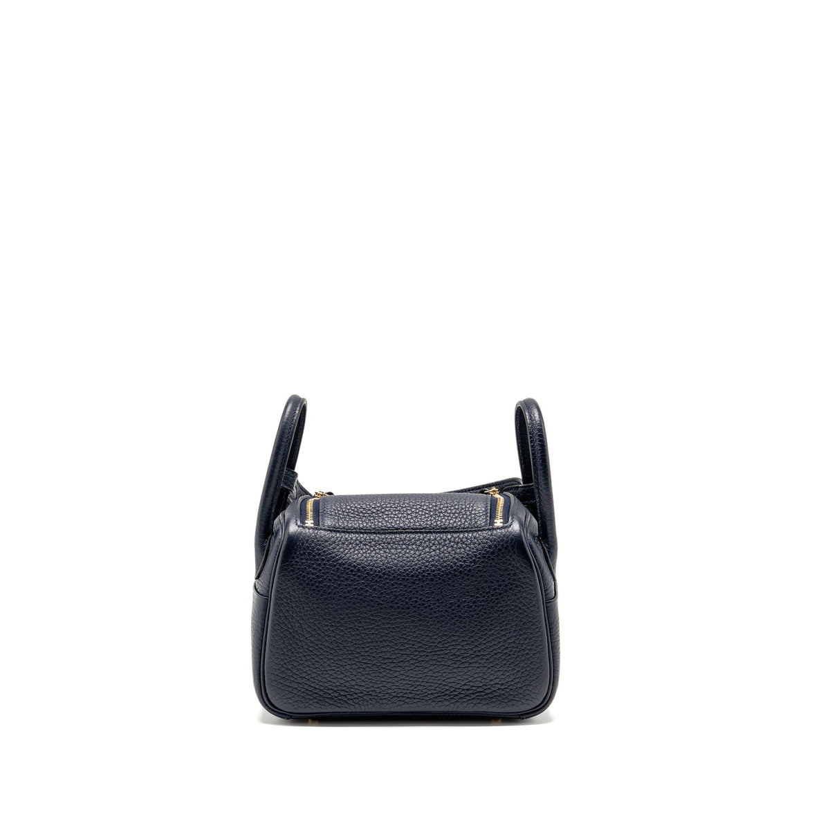 HERMES MINI LINDY CLEMENCE BLUE NUIT GHW