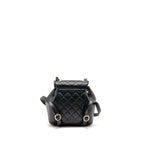 CHANEL 24P MINI DUMA BACKPACK CALFSKIN BLACK LGHW (MICROCHIP)