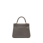 Hermes Kelly 25 togo gris etain GHW