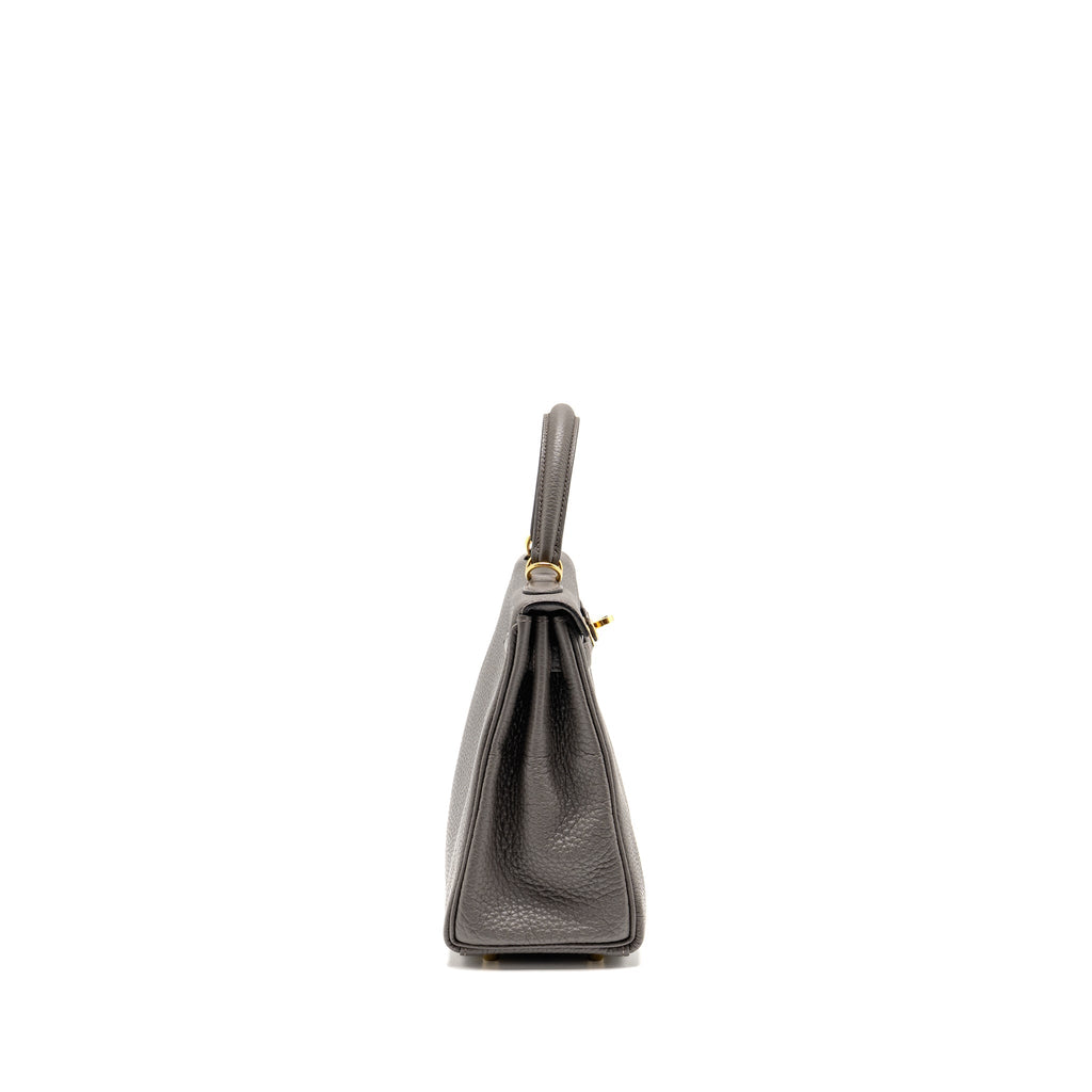 Hermes Kelly 25 togo gris etain GHW