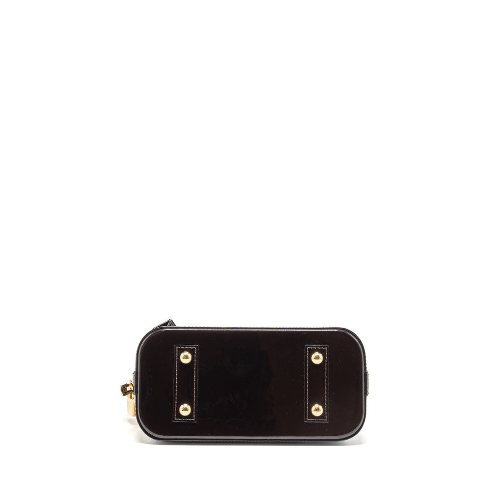 LOUIS VUITTON ALMA BB MONOGRAM PATENT LEATHER AMATANTE GHW
