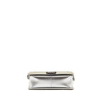 CHANEL MEDIUM BOY BAG METALLIC PATENT CALFSKIN/METALLIC LAMBSKIN GOLD/SILVER SHW