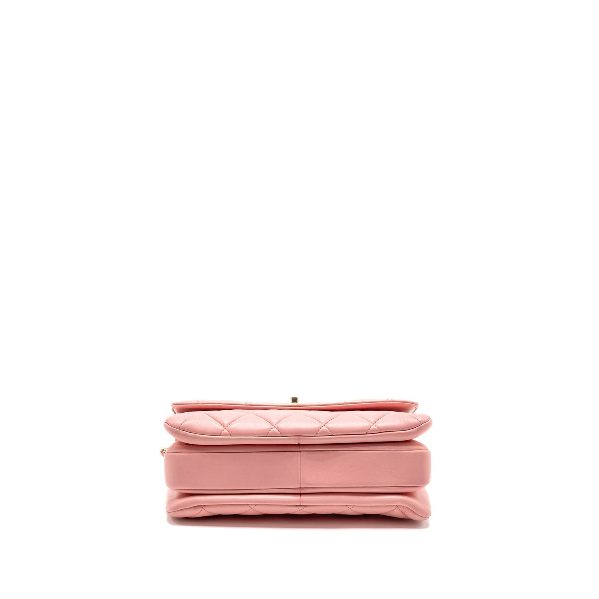 CHANEL TOP HANDLE TRENDY CC FLAP BAG LAMBSKIN PINK LGHW
