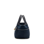HERMES CARGO PICOTIN 18 LOCK BAG CANVAS/SWIFT BLEU MARINE/BLACK GHW