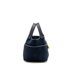 HERMES CARGO PICOTIN 18 LOCK BAG CANVAS/SWIFT BLEU MARINE/BLACK GHW