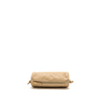 Miu Miu Clutch Bag Nappa Leather Beige GHW