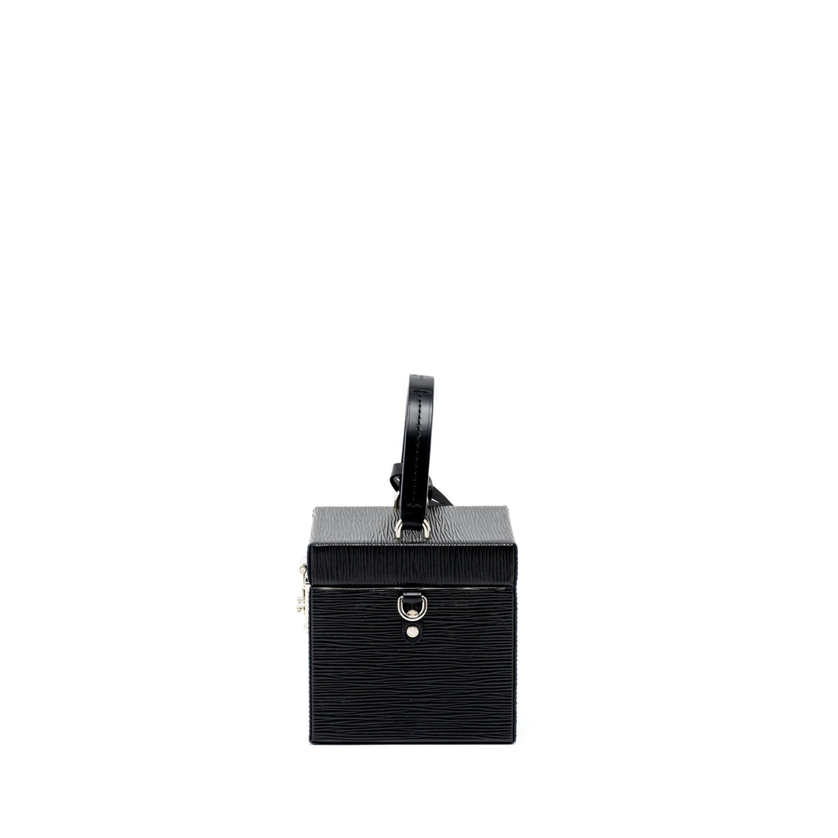 LOUIS VUITTON BLEECKER BOX BAG EPI BLACK SHW