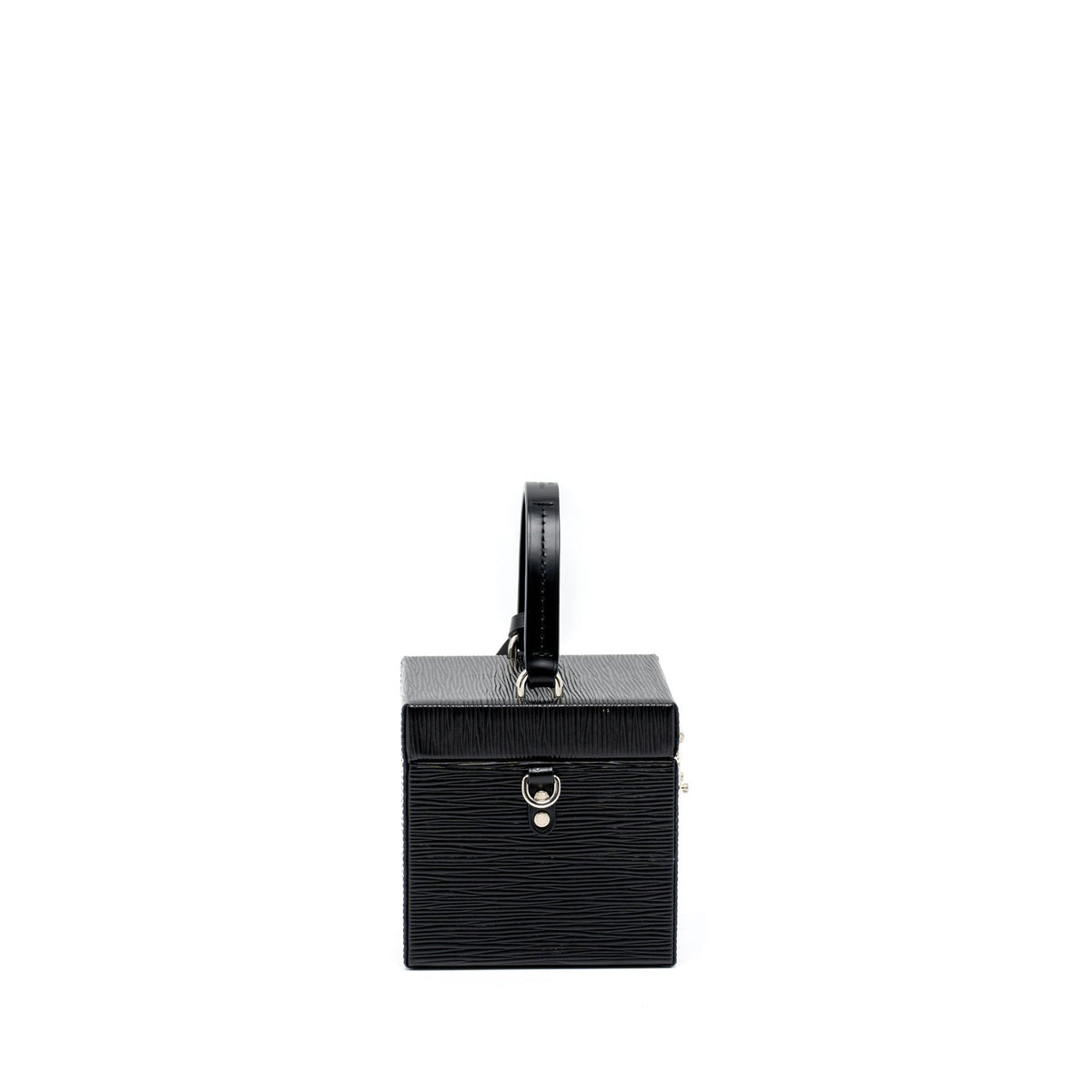 LOUIS VUITTON BLEECKER BOX BAG EPI BLACK SHW