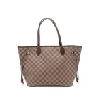 LOUIS VUITTON NEVERFULL MM DAMIER EBENE CANVAS GHW
