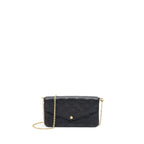 LOUIS VUITTON FELICIE POCHETTE MONOGRAM EMPREINTE BLACK GHW