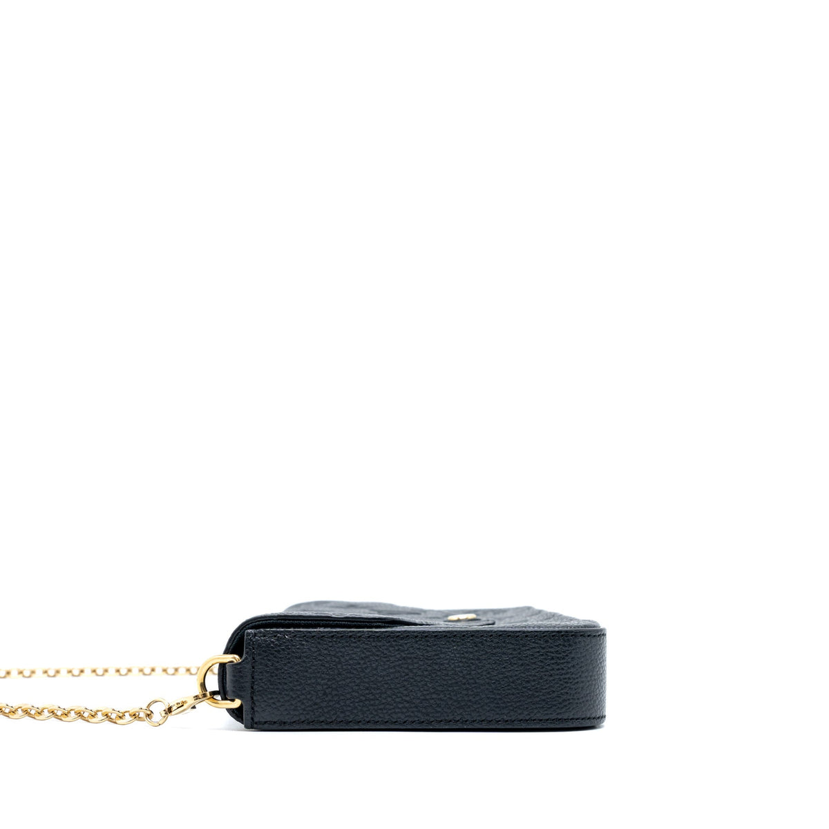 LOUIS VUITTON FELICIE POCHETTE MONOGRAM EMPREINTE BLACK GHW
