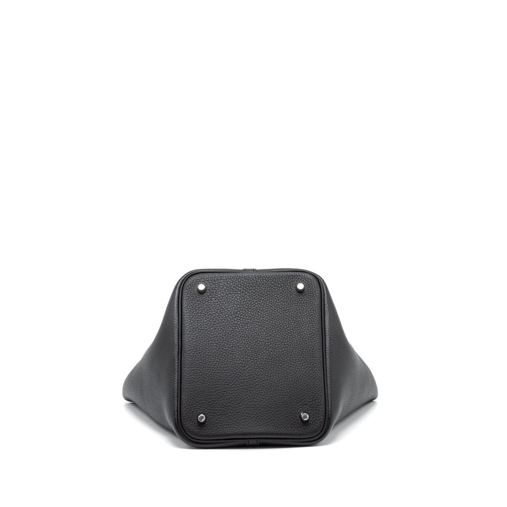 Hermes Picotin 22 Lock Bag Clemence Black SHW