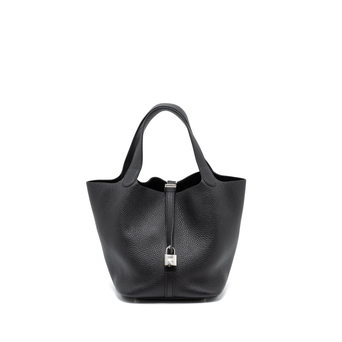 Hermes Picotin 22 Lock Bag Clemence Black SHW