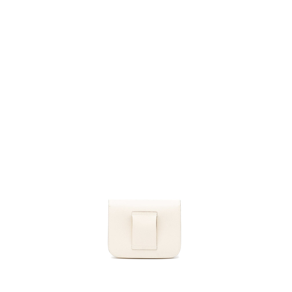 Hermes Constance Slim Epsom Nata/Lime Laque Hardware