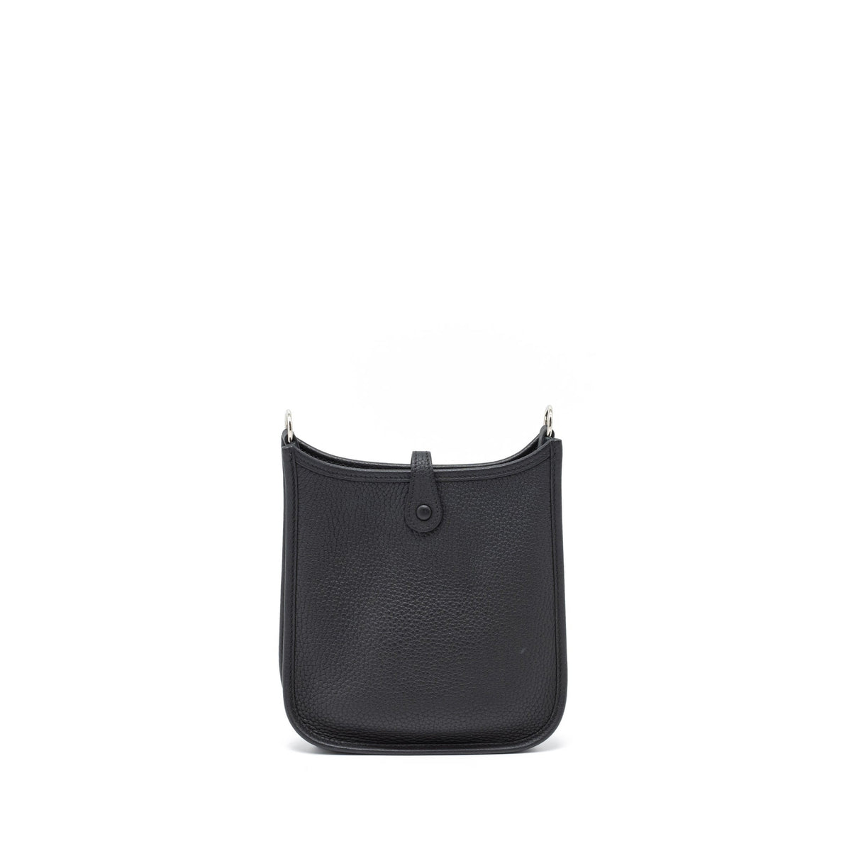 Hermes Mini Evelyn Clemence Black SHW