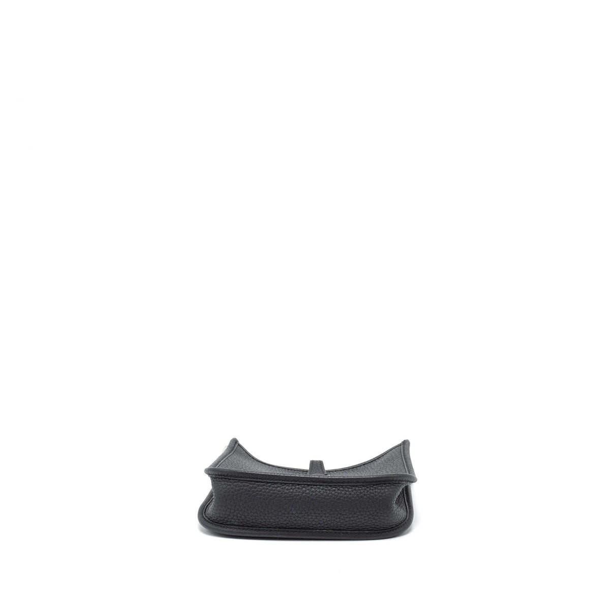 Hermes Mini Evelyn Clemence Black SHW