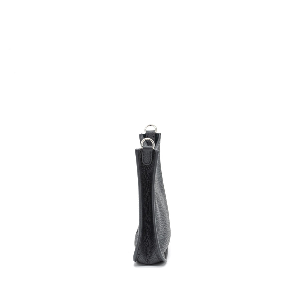 Hermes Mini Evelyn Clemence Black SHW