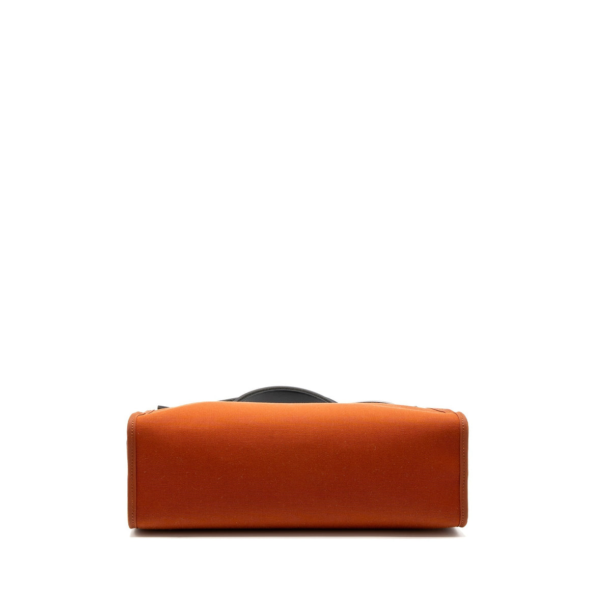 HERMES HERBAG 31 CANVAS/HUNTER CUIVRE/BLACK SHW