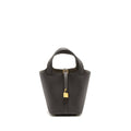 HERMES PICOTIN 18 LOCK BAG TAURILLON MAURICE GRAPHITE GHW