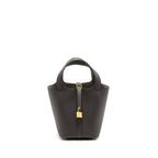 Hermes Picotin 18 Lock Bag Taurillon Maurice Graphite GHW