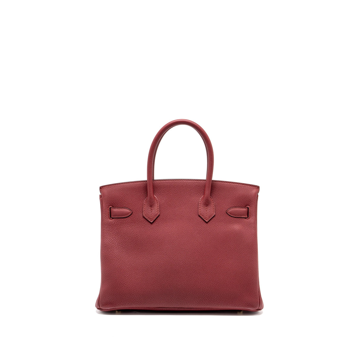 Hermes Birkin 30 togo rouge grenat GHW