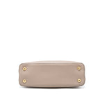 LOUIS VUITTON CAPUCINES MM TAURILLON LIGHT GREY GHW