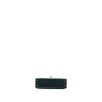 HERMES MINI KELLY II ALLIGATOR MISSISSIPPIENSIS MATTE 6O VERT CYPRES GHW