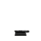CHANEL SMALL BOY BAG CHEVRON CALFSKIN BLACK/IRIDESCENT BLUE BLACK HARDWARE