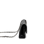 CHANEL MEDIUM CLASSIC DOUBLE FLAP BAG CAVIAR BLACK SHW