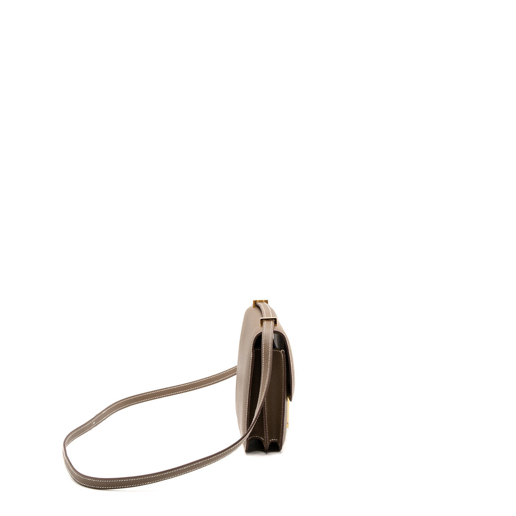 Hermes Mini Constance Epsom Etoupe GHW (New Version)