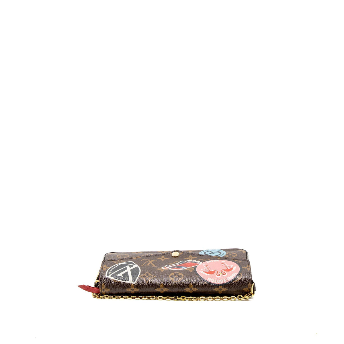 LOUIS VUITTON FÉLICIE POCHETTE LIMITED EDITION MONOGRAM CANVAS GHW