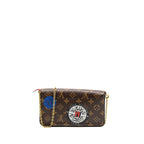 LOUIS VUITTON FÉLICIE POCHETTE LIMITED EDITION MONOGRAM CANVAS GHW