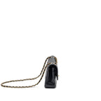 CHANEL MEDIUM CLASSIC DOUBLE FLAP BAG CAVIAR BLACK GHW