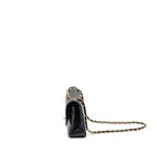 CHANEL MEDIUM CLASSIC DOUBLE FLAP BAG CAVIAR BLACK GHW