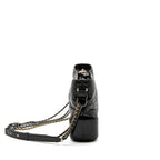 CHANEL LARGE GABRIELLE HOBO BAG AGED CALFSKIN BLACK MULTICOLOUR HARDWARE